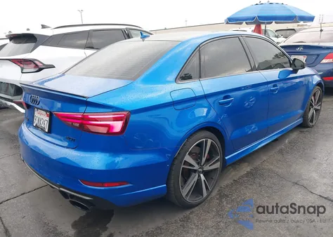 2018 Audi Rs 3 2.5T z USA, uszkodzony, nr VIN WUABWGFF7J1905717